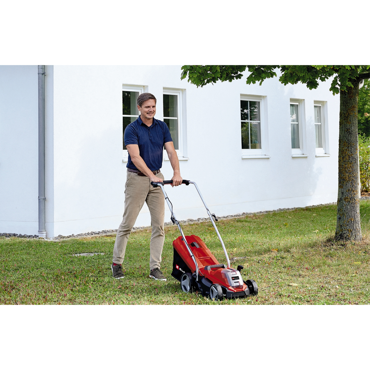 Einhell GE-CM 18/33 Li Akku-Rasenmäher-Kit – 18 V, 4,0 Ah