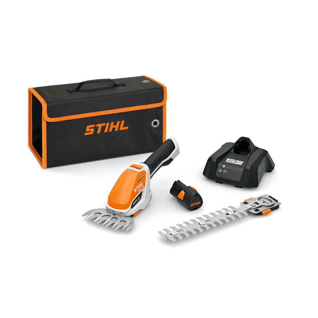 STIHL HSA 26 Akku-Strauchscheren-Set – Strauch- und Grasmesser