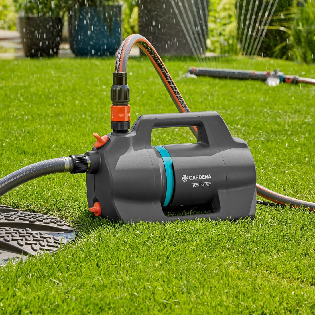 GARDENA Gartenpumpe 5200 Silent – 600 W, 3,9 bar