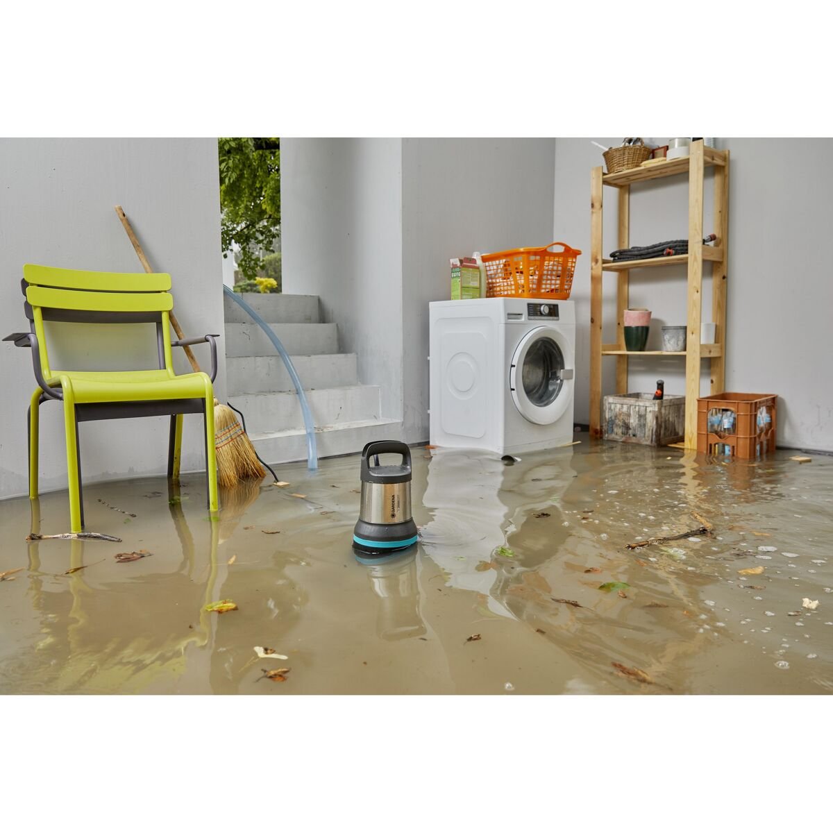 GARDENA 20000 Aquasensor Schmutzwasser-Tauchpumpe – 750 W