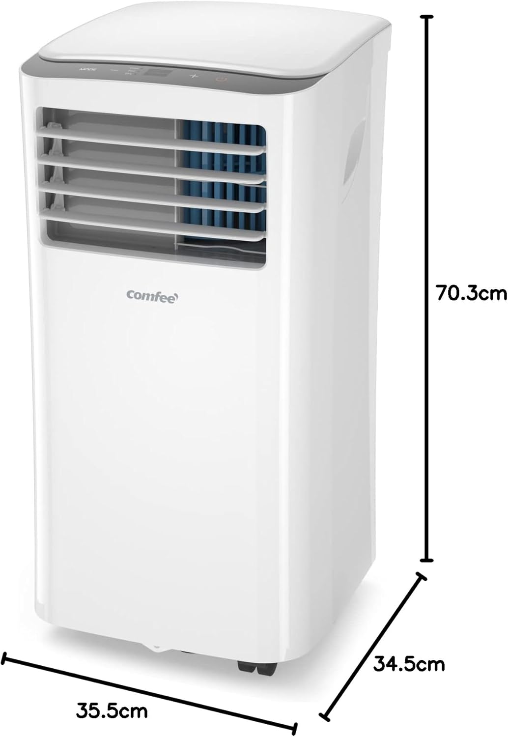 Comfee MPPH-09CRN7 mobile Klimaanlage 9000 BTU 2,6 kW Follow Me R290 Klasse A bis 33m²