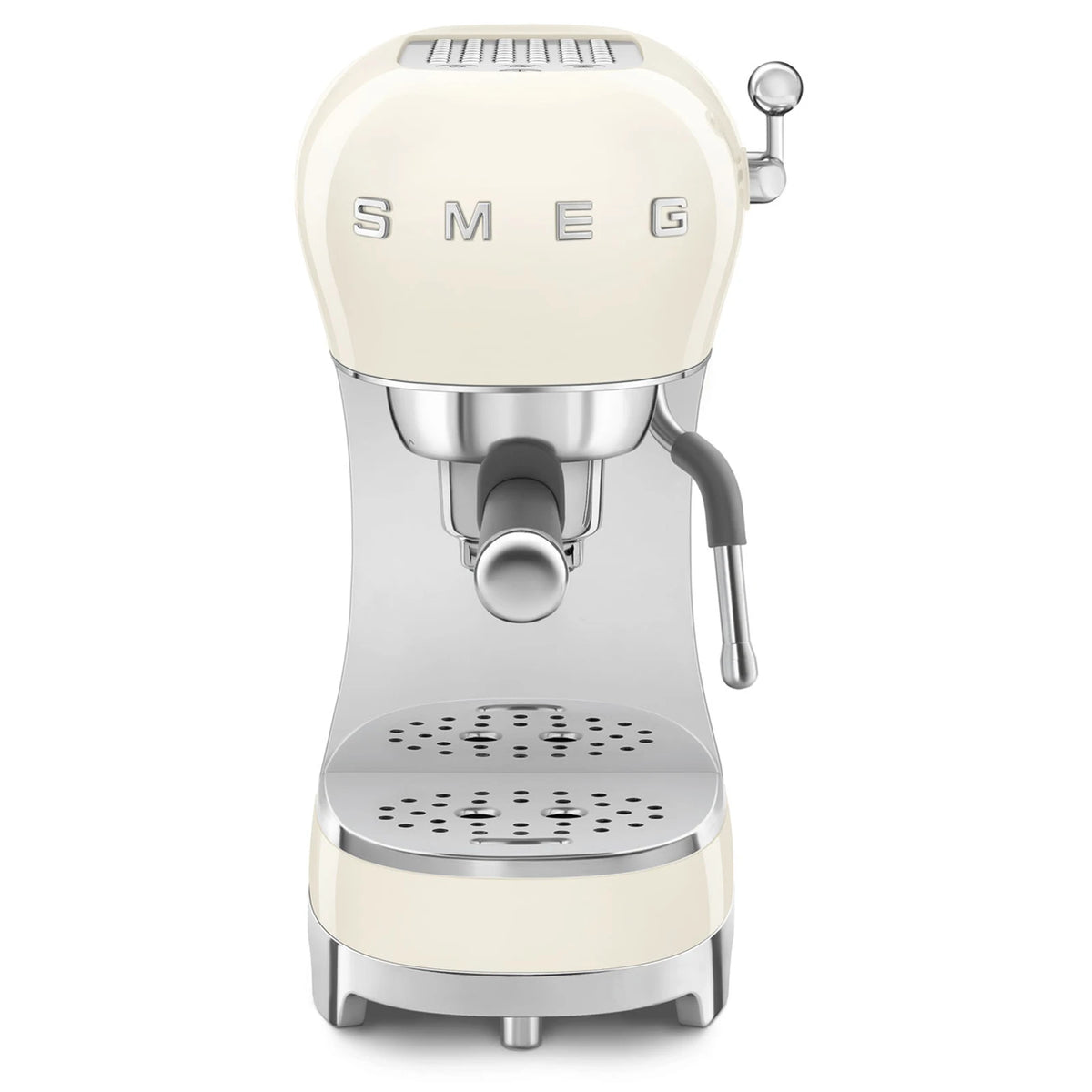 SMEG ECF02CREU 50’s Style – Espressomaschine, Creme – Produktansicht 1