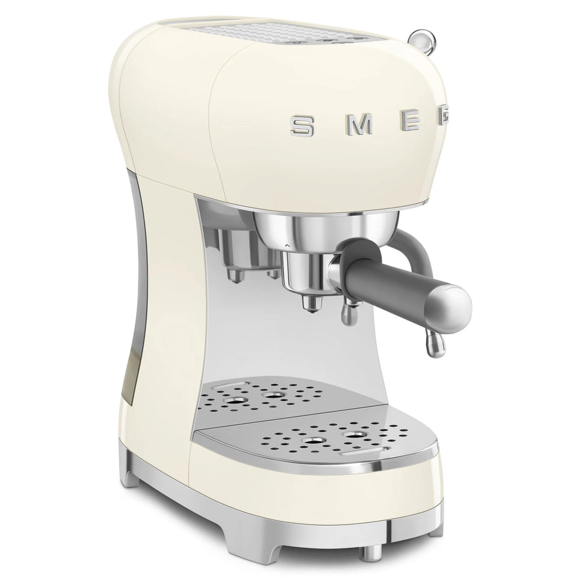SMEG ECF02CREU 50’s Style – Espressomaschine, Creme – Produktansicht 3