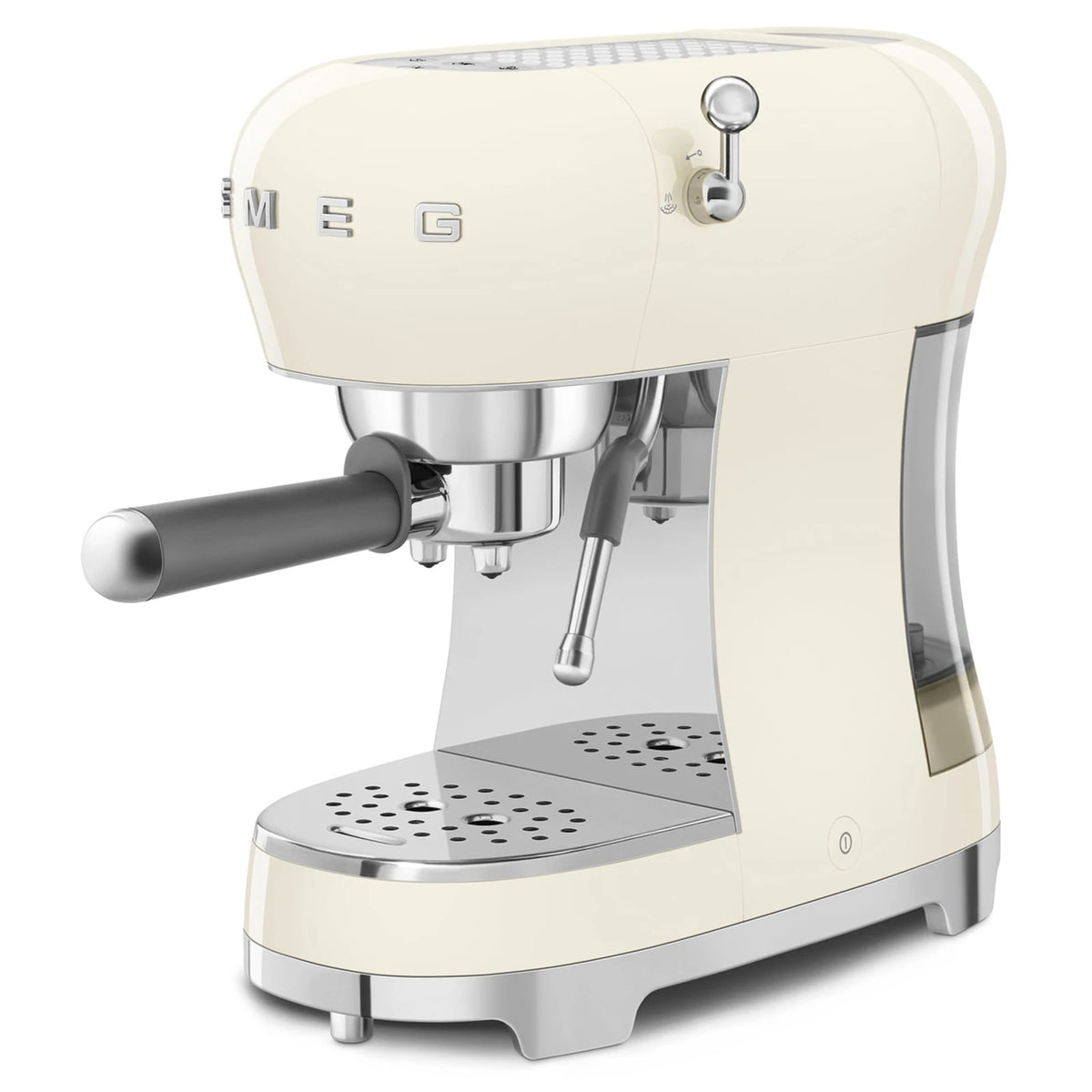 SMEG ECF02CREU 50’s Style – Espressomaschine, Creme – Produktansicht 4