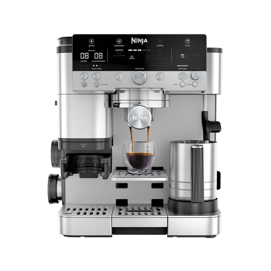 Ninja Luxe Café Premier Plus ES655EU Siebträgermaschine – Silber