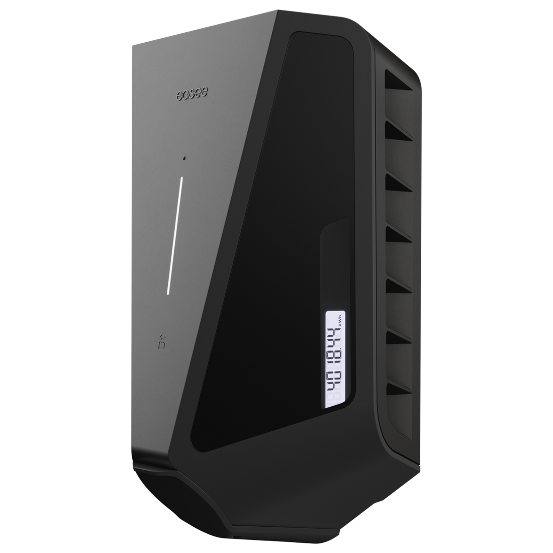 Easee Charge Max Wallbox 22 kW mit MID-Zähler – Schwarz, 10233 – Produktansicht mit MID-Zähler