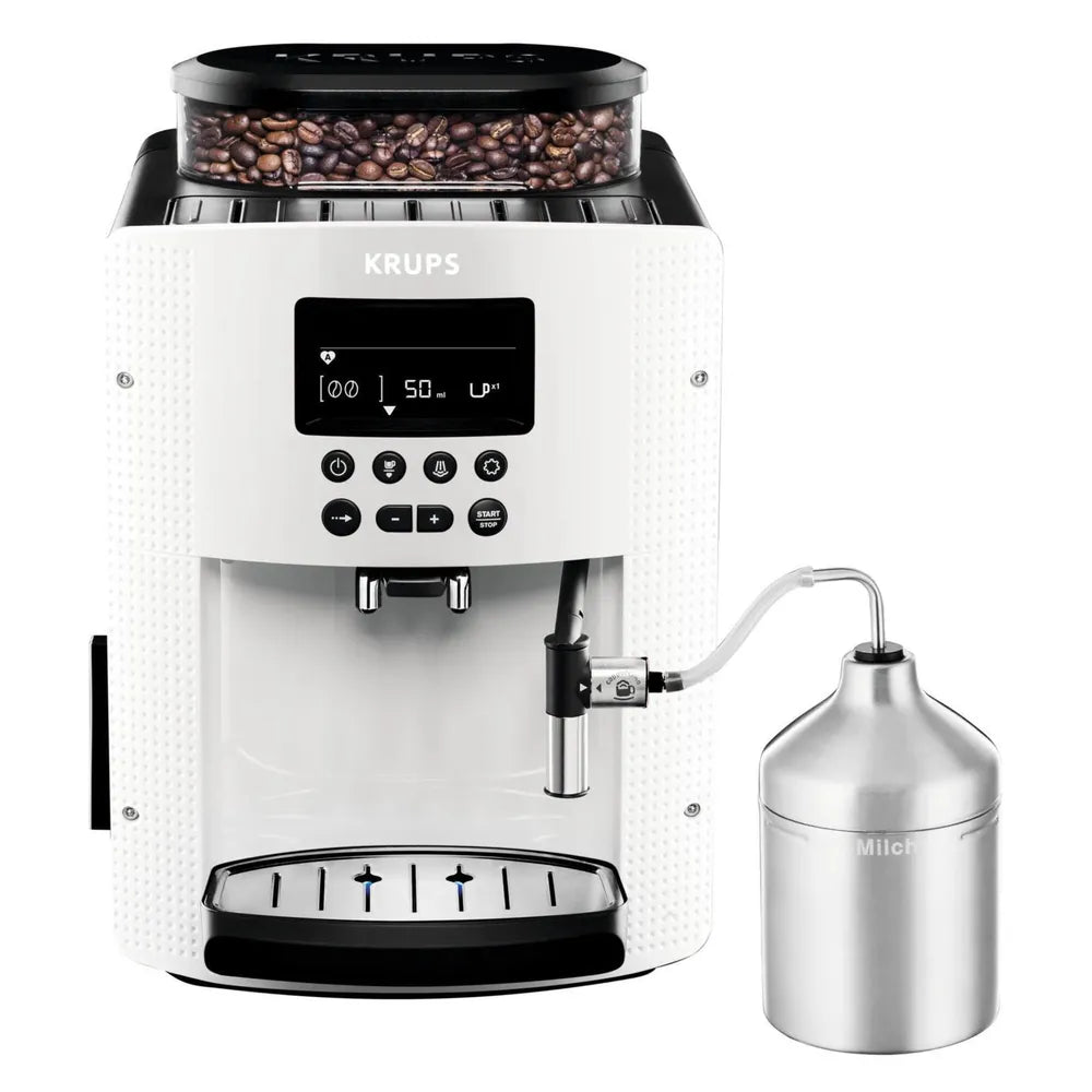 Krups EA8161 – Kaffeevollautomat, Weiß – Produktansicht 1