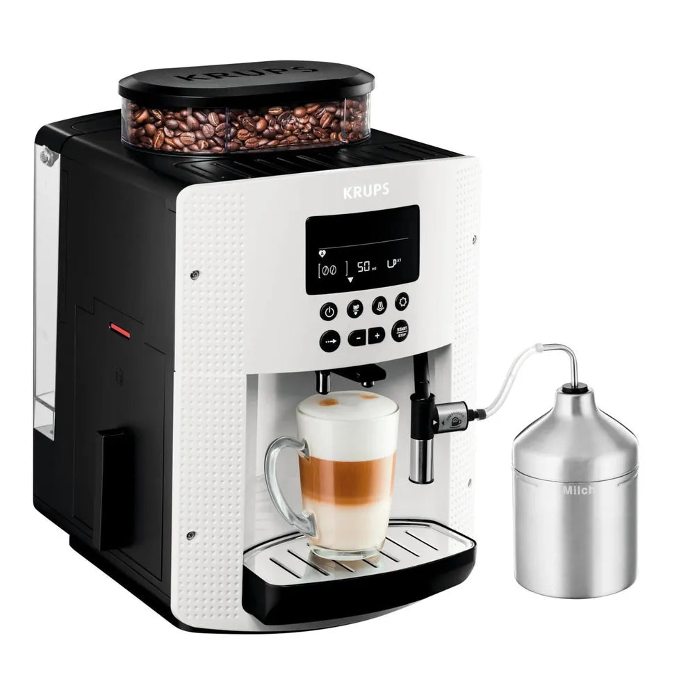 Krups EA8161 – Kaffeevollautomat, Weiß – Produktansicht 1