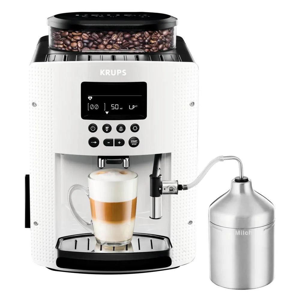 Krups EA8161 – Kaffeevollautomat, Weiß – Produktansicht 3