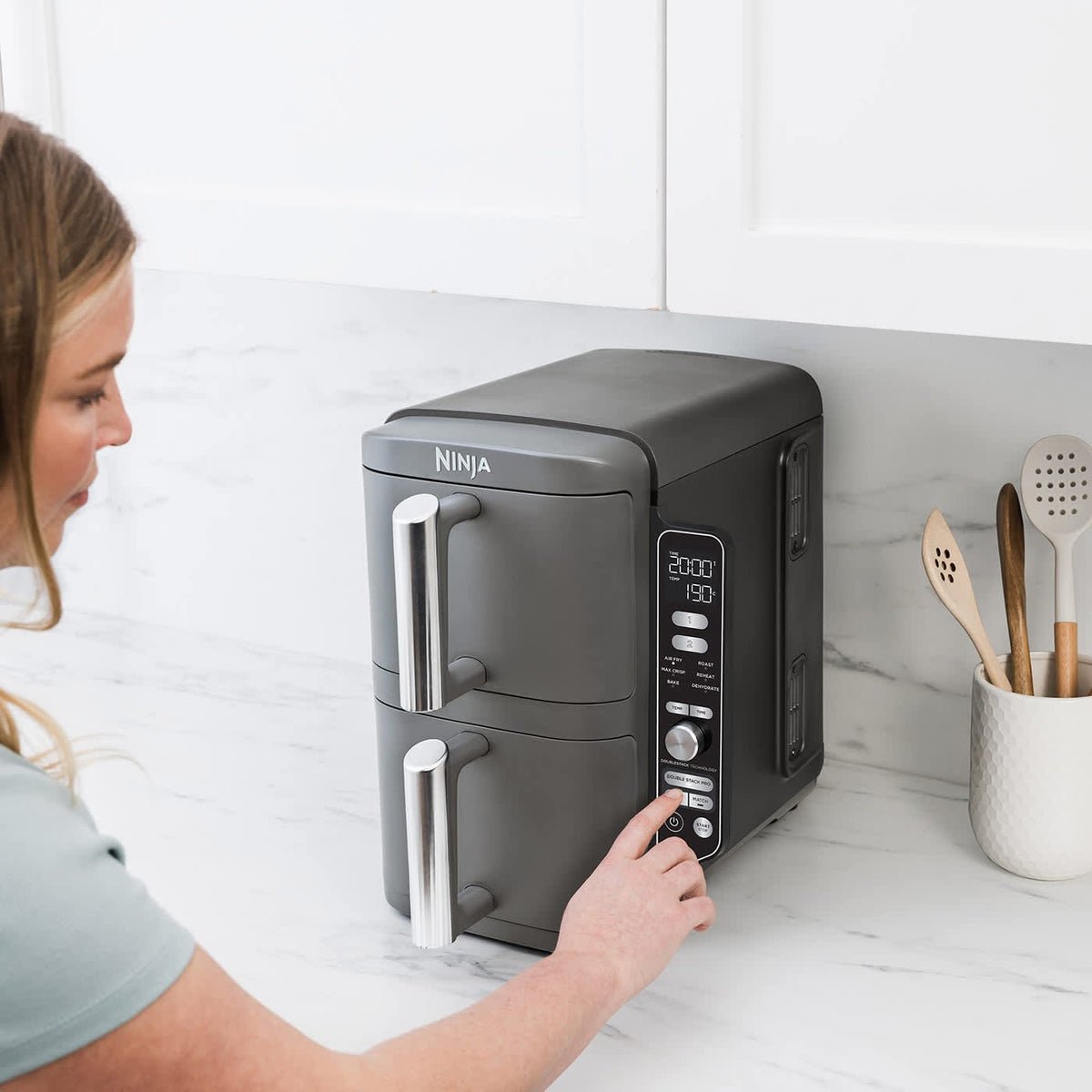 Ninja Double Stack XL SL400EU Heißluftfritteuse – 9,5 l – Produktdetail 5