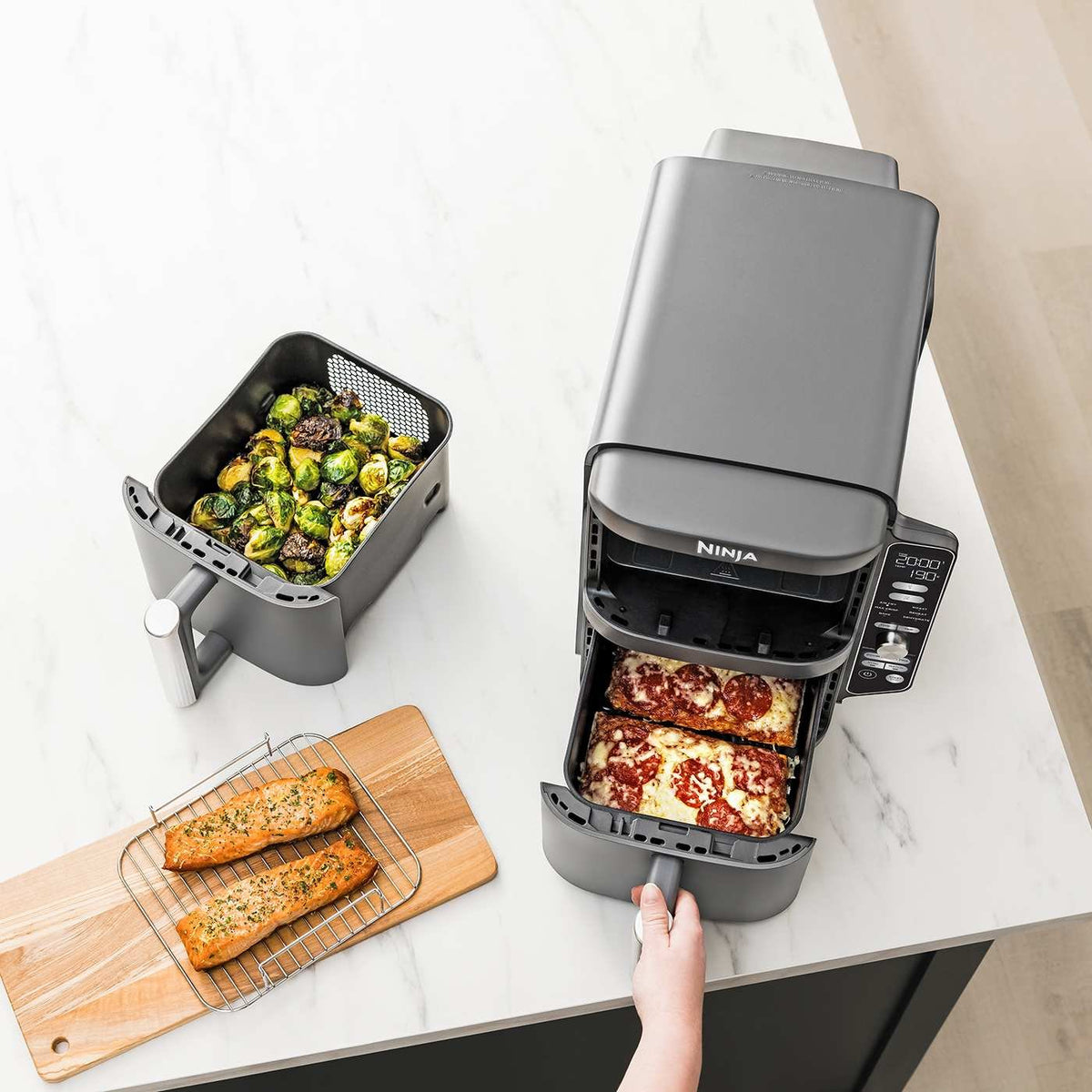 Ninja Double Stack XL SL400EU Heißluftfritteuse – 9,5 l – Produktdetail 4
