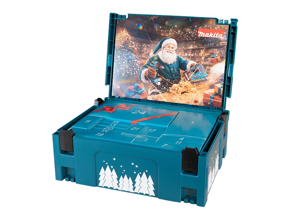 Makita P-84888 Adventskalender 2026 – 24 Überraschungen im MAKPAC Gr. 2 - Herstellerabbildung