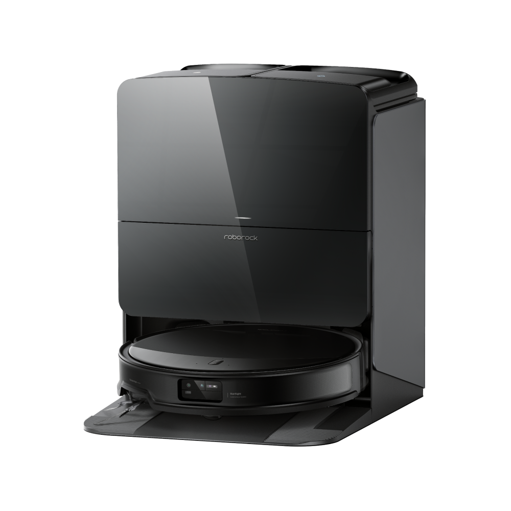 Roborock Saros 10R Saug- und Wischroboter mit Station – Schwarz – Produktansicht