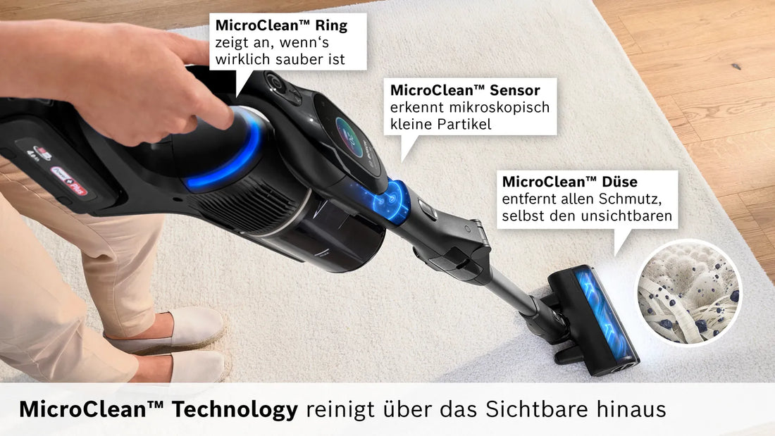 Bosch Unlimited 10 BXS1041BQC Akku-Staubsauger – Schwarz – Produktansicht