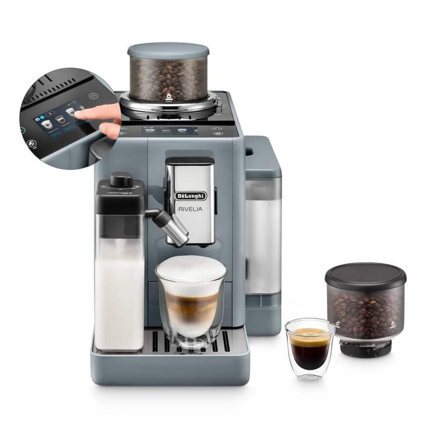 De'Longhi Rivelia EXAM440.55.G Kaffeevollautomat – Pebble Grey – Produktdetail 2