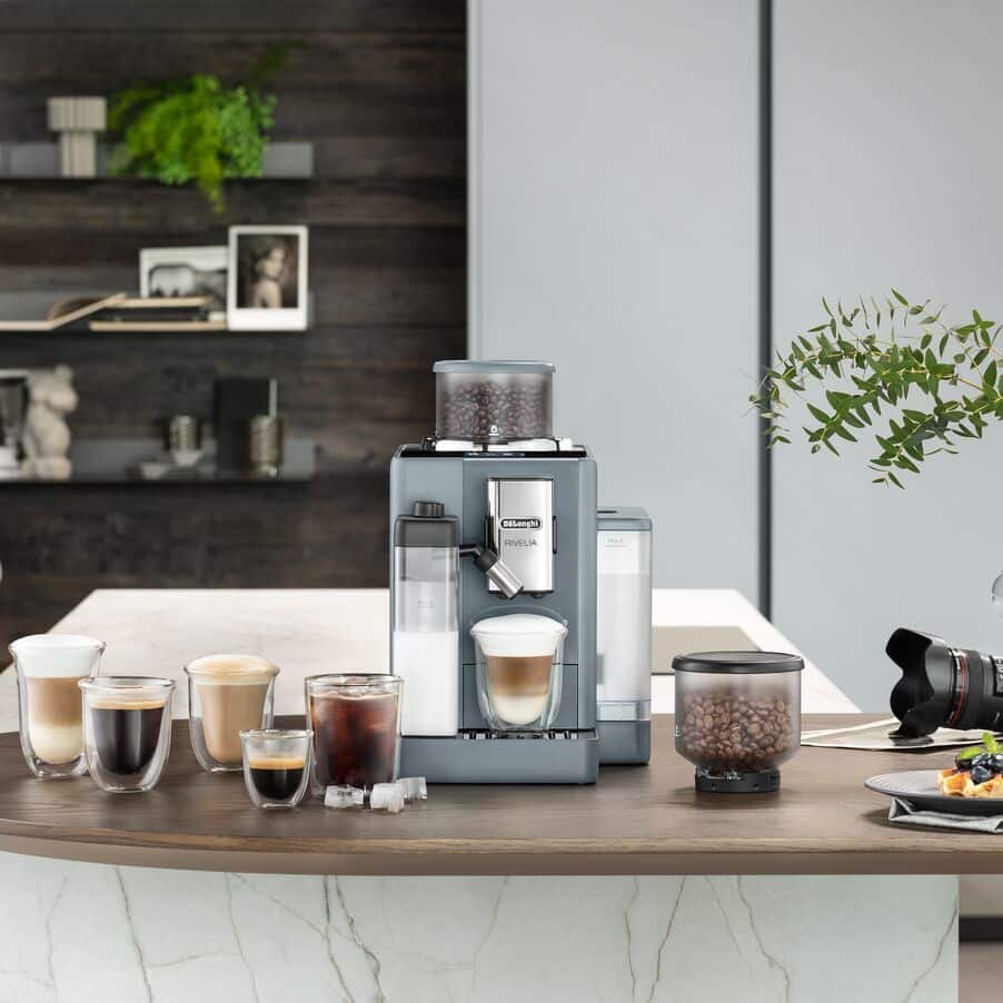 De'Longhi Rivelia EXAM440.55.G Kaffeevollautomat – Pebble Grey – Produktdetail 3