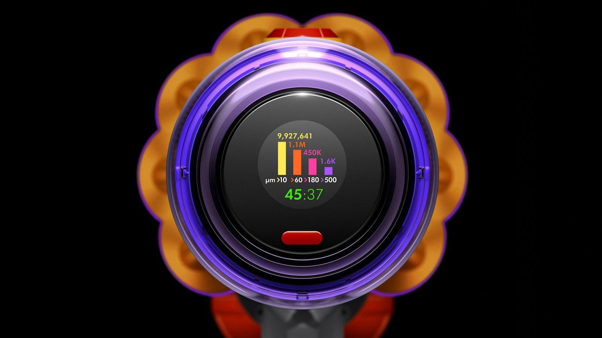 Dyson V12 Detect Slim Absolute Akku-Staubsauger – Gelb/Nickel – Produktdetail 8