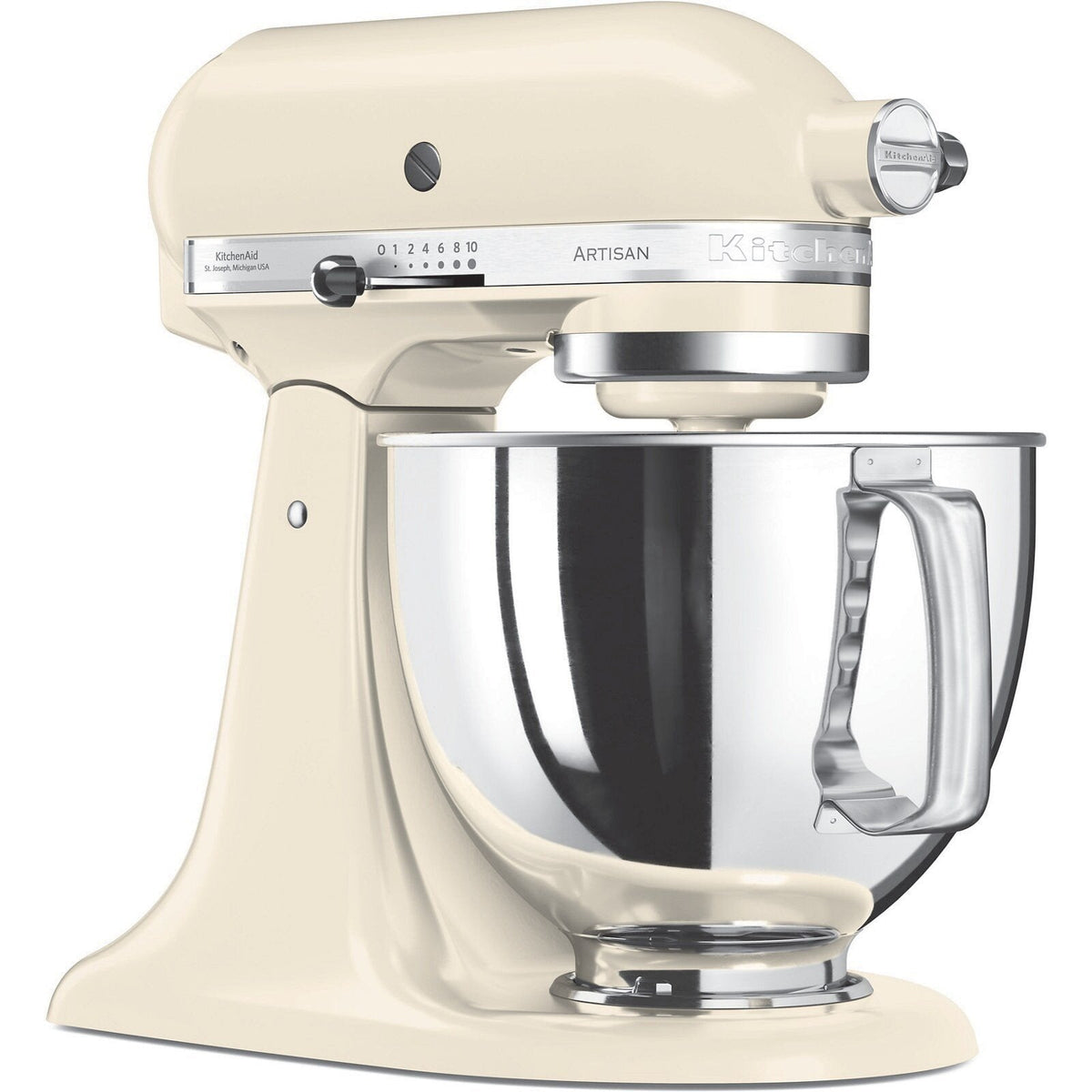 KitchenAid Artisan 5KSM125EAC Küchenmaschine – Creme – Produktansicht