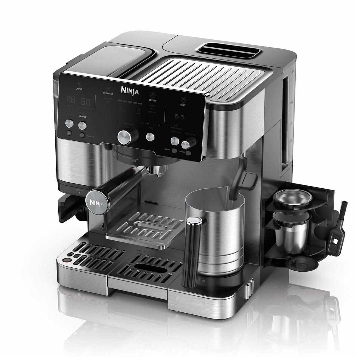 Ninja Luxe Café Essential ES501EU Siebträgermaschine mit Mahlwerk – Produktdetail 2