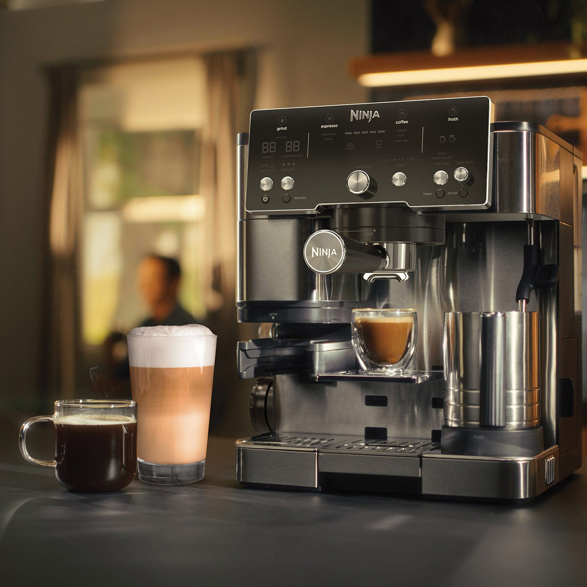 Ninja Luxe Café Essential ES501EU Siebträgermaschine mit Mahlwerk – Produktdetail 3