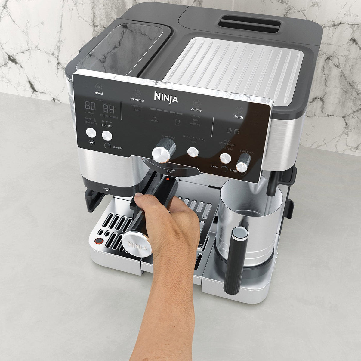 Ninja Luxe Café Essential ES501EU Siebträgermaschine mit Mahlwerk – Produktdetail 4